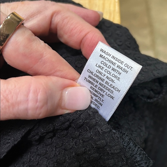 Elle Black Textured Dress - Picture 10 of 15